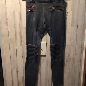 Leggings, blue life, fit leggings, size small